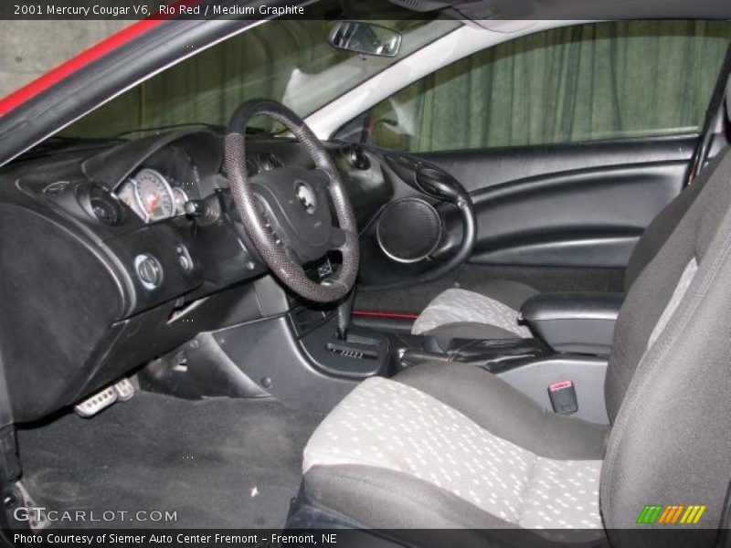  2001 Cougar V6 Medium Graphite Interior