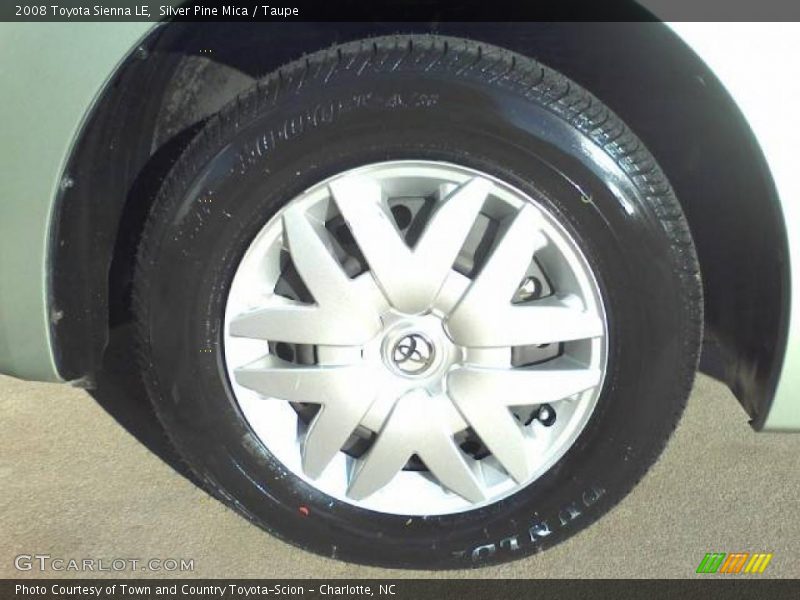 Silver Pine Mica / Taupe 2008 Toyota Sienna LE