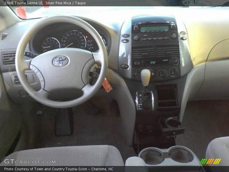 Silver Pine Mica / Taupe 2008 Toyota Sienna LE