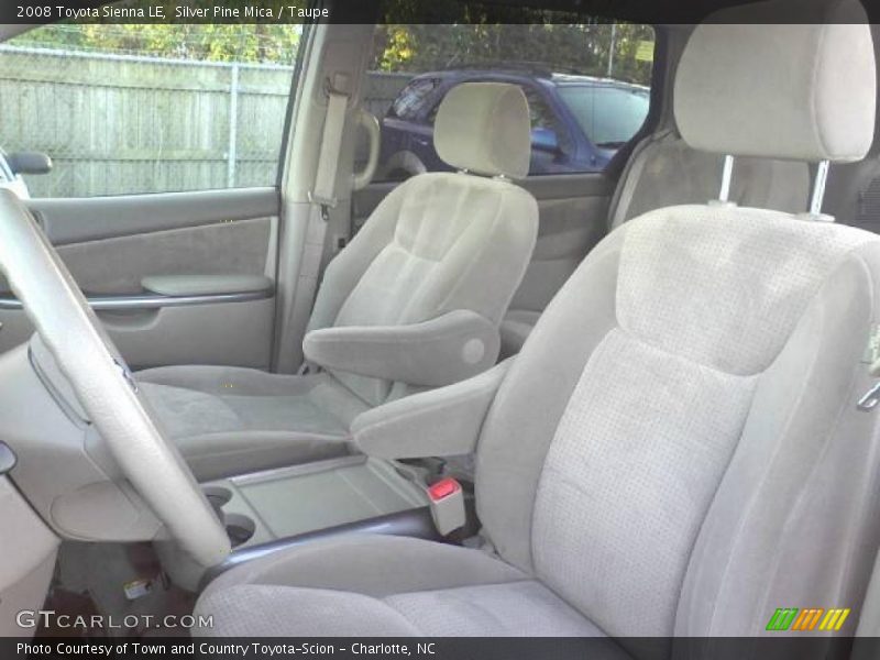 Silver Pine Mica / Taupe 2008 Toyota Sienna LE