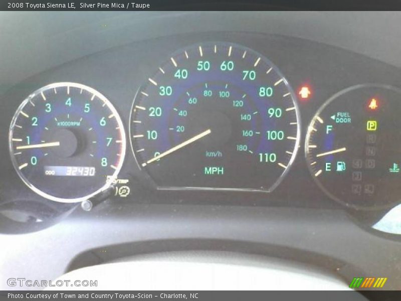 Silver Pine Mica / Taupe 2008 Toyota Sienna LE