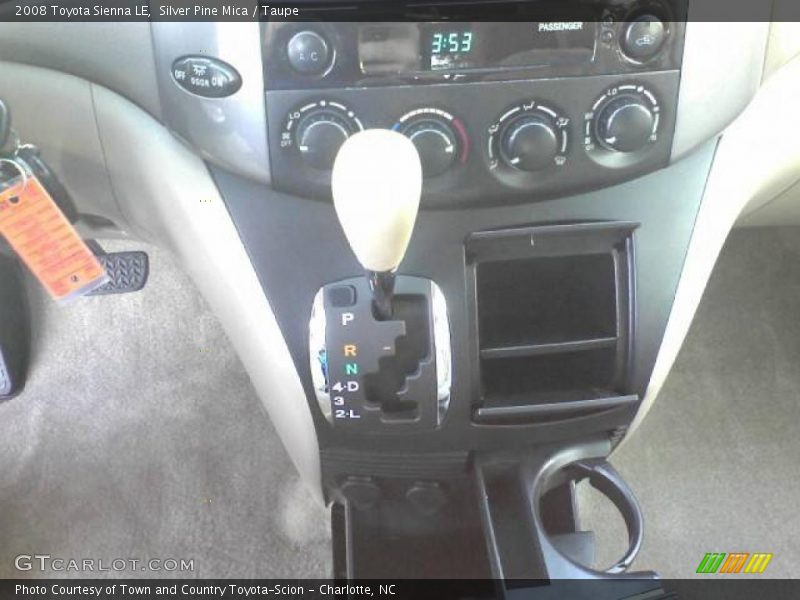 Silver Pine Mica / Taupe 2008 Toyota Sienna LE