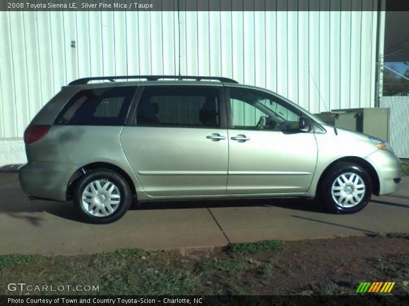 Silver Pine Mica / Taupe 2008 Toyota Sienna LE