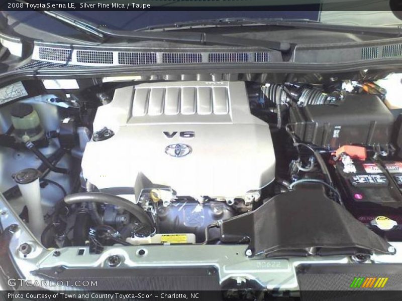 Silver Pine Mica / Taupe 2008 Toyota Sienna LE