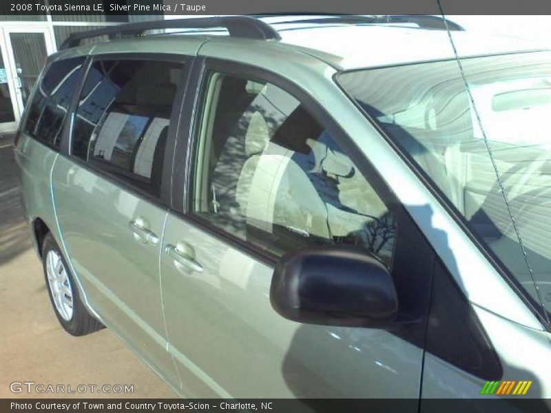 Silver Pine Mica / Taupe 2008 Toyota Sienna LE
