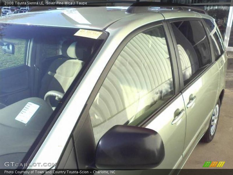 Silver Pine Mica / Taupe 2008 Toyota Sienna LE