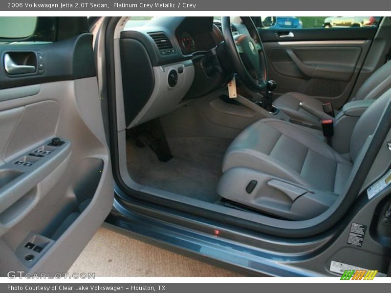 Platinum Grey Metallic / Grey 2006 Volkswagen Jetta 2.0T Sedan