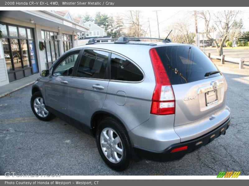 Whistler Silver Metallic / Gray 2008 Honda CR-V EX-L 4WD