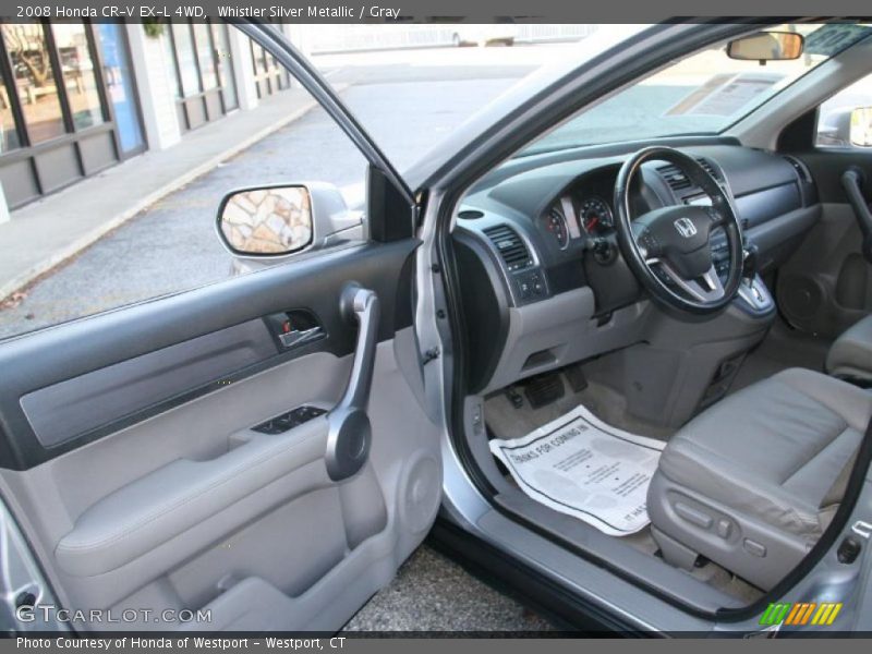 Whistler Silver Metallic / Gray 2008 Honda CR-V EX-L 4WD