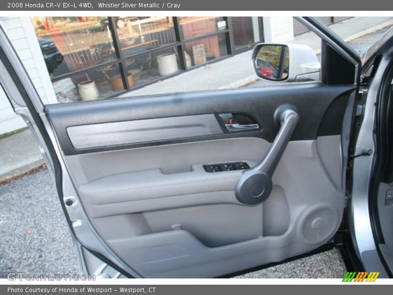 Whistler Silver Metallic / Gray 2008 Honda CR-V EX-L 4WD