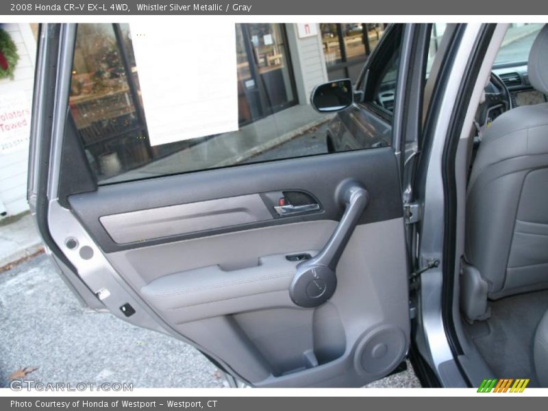 Whistler Silver Metallic / Gray 2008 Honda CR-V EX-L 4WD