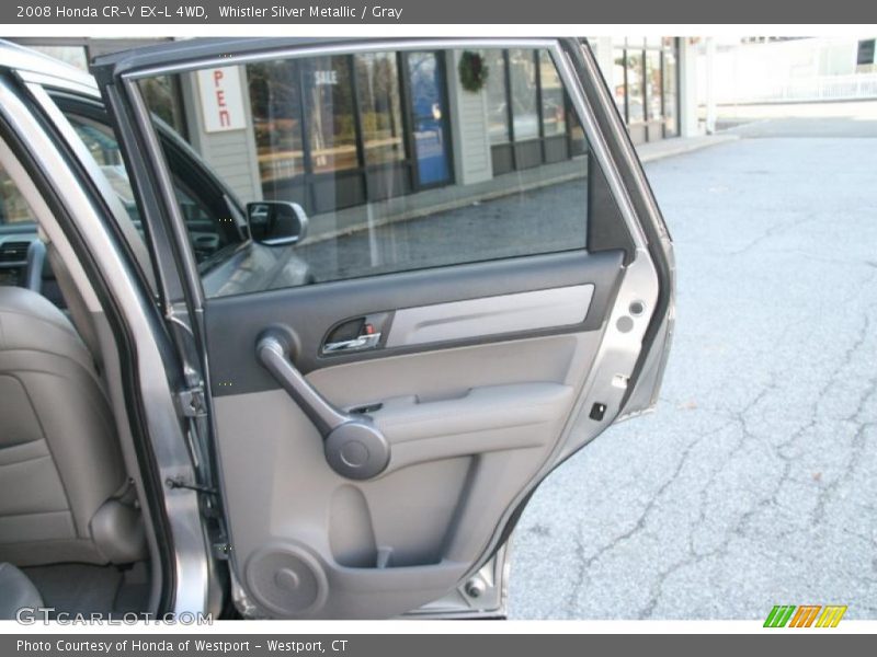 Whistler Silver Metallic / Gray 2008 Honda CR-V EX-L 4WD
