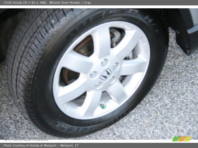 Whistler Silver Metallic / Gray 2008 Honda CR-V EX-L 4WD