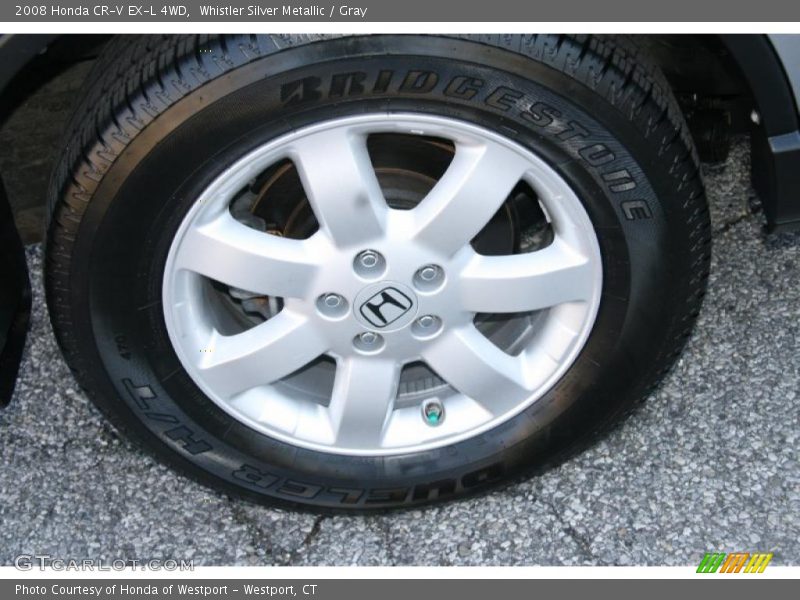 Whistler Silver Metallic / Gray 2008 Honda CR-V EX-L 4WD