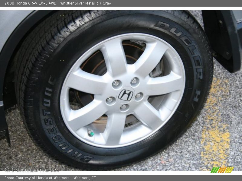 Whistler Silver Metallic / Gray 2008 Honda CR-V EX-L 4WD