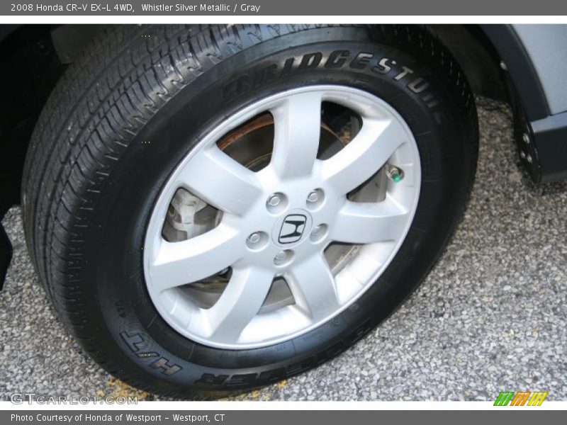 Whistler Silver Metallic / Gray 2008 Honda CR-V EX-L 4WD
