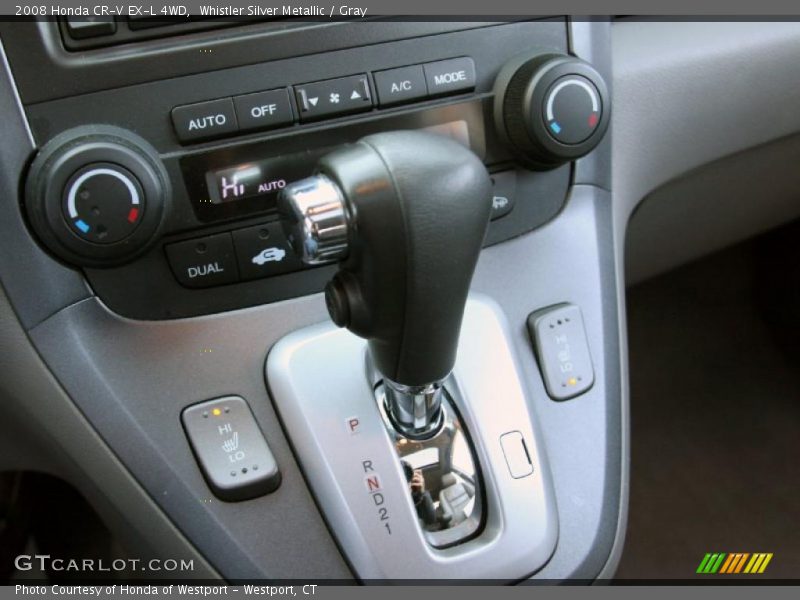 Whistler Silver Metallic / Gray 2008 Honda CR-V EX-L 4WD