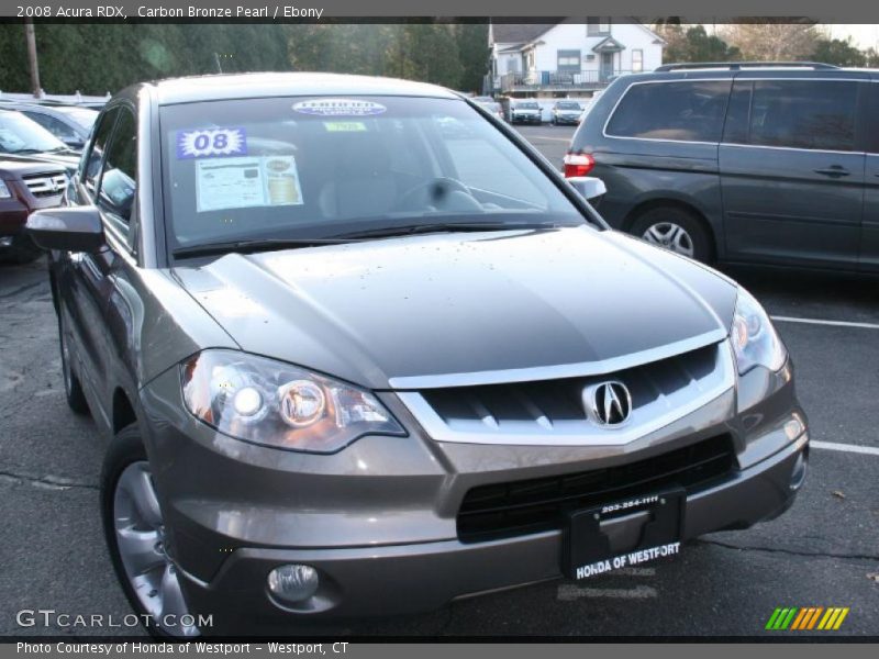 Carbon Bronze Pearl / Ebony 2008 Acura RDX