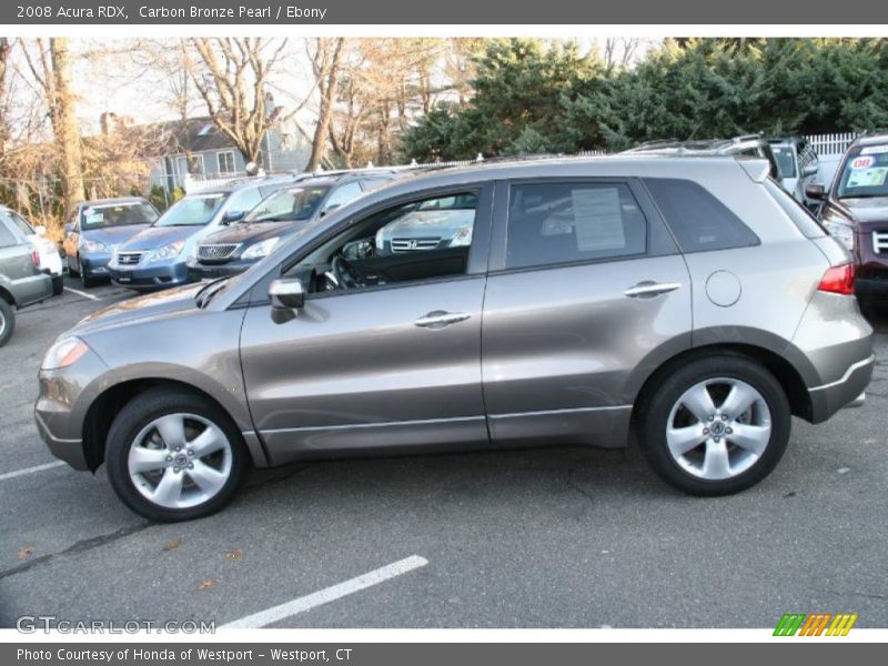 Carbon Bronze Pearl / Ebony 2008 Acura RDX