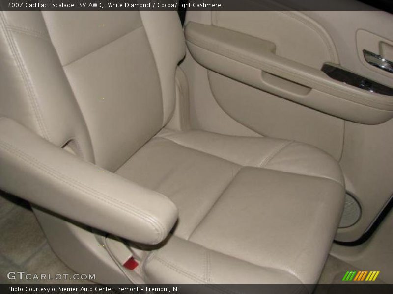 White Diamond / Cocoa/Light Cashmere 2007 Cadillac Escalade ESV AWD