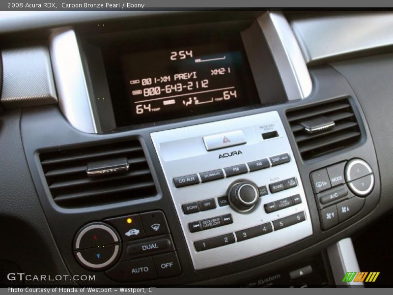 Carbon Bronze Pearl / Ebony 2008 Acura RDX