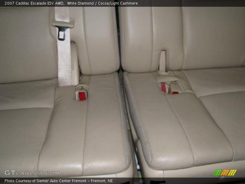 White Diamond / Cocoa/Light Cashmere 2007 Cadillac Escalade ESV AWD