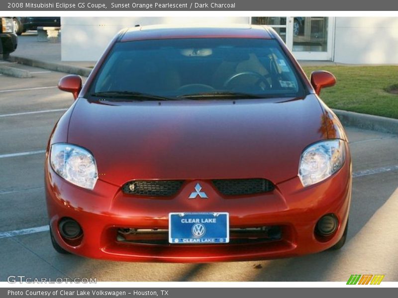 Sunset Orange Pearlescent / Dark Charcoal 2008 Mitsubishi Eclipse GS Coupe