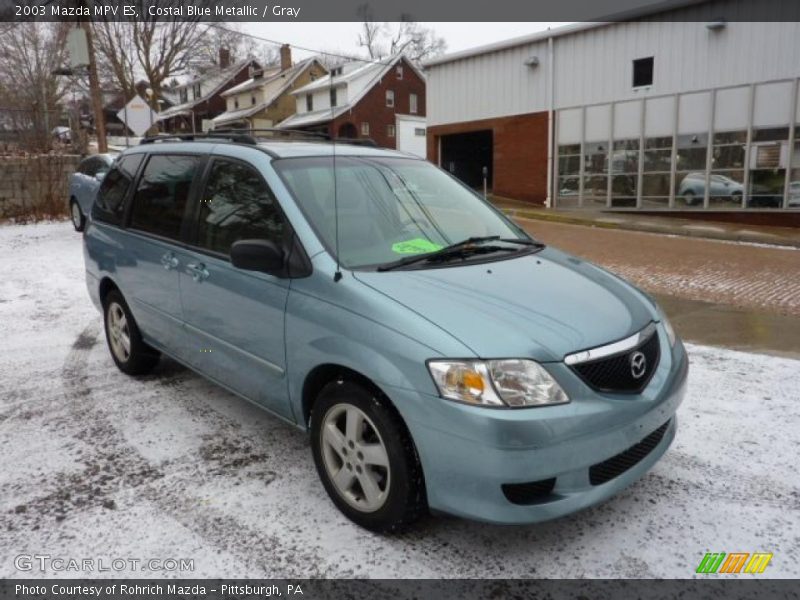 Costal Blue Metallic / Gray 2003 Mazda MPV ES