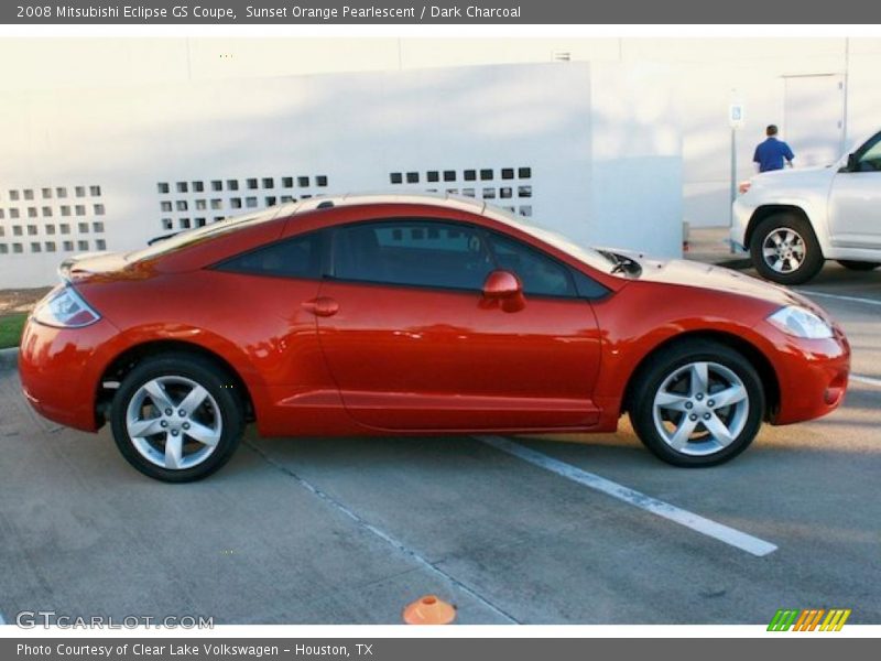 Sunset Orange Pearlescent / Dark Charcoal 2008 Mitsubishi Eclipse GS Coupe