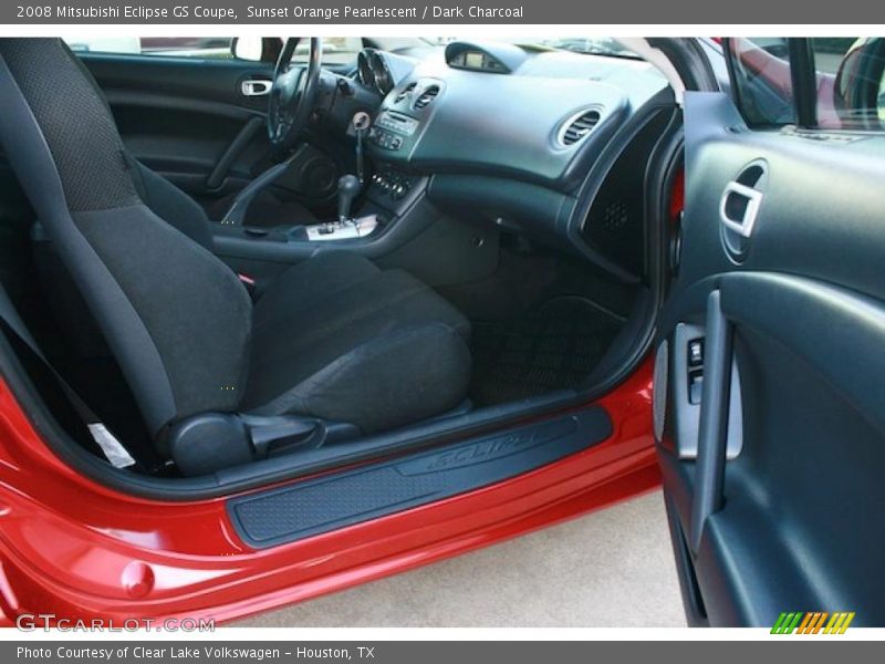 Sunset Orange Pearlescent / Dark Charcoal 2008 Mitsubishi Eclipse GS Coupe