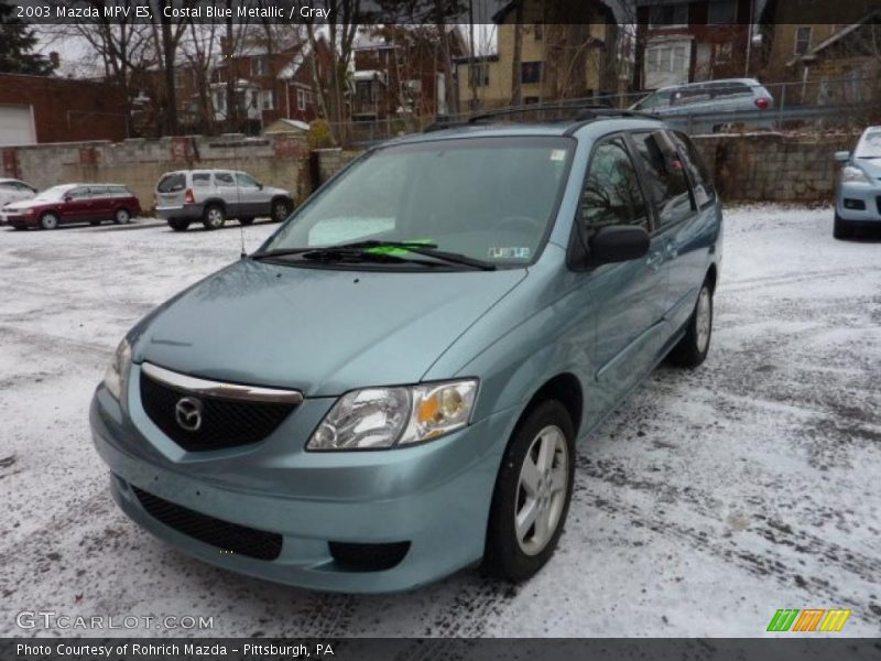 Costal Blue Metallic / Gray 2003 Mazda MPV ES