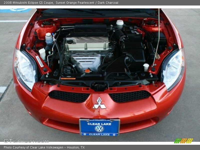 Sunset Orange Pearlescent / Dark Charcoal 2008 Mitsubishi Eclipse GS Coupe
