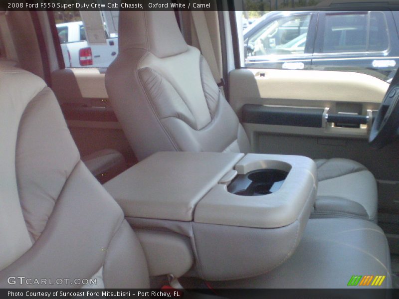 Oxford White / Camel 2008 Ford F550 Super Duty Crew Cab Chassis