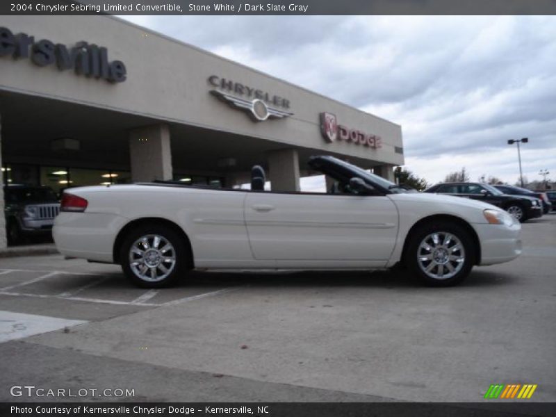 Stone White / Dark Slate Gray 2004 Chrysler Sebring Limited Convertible