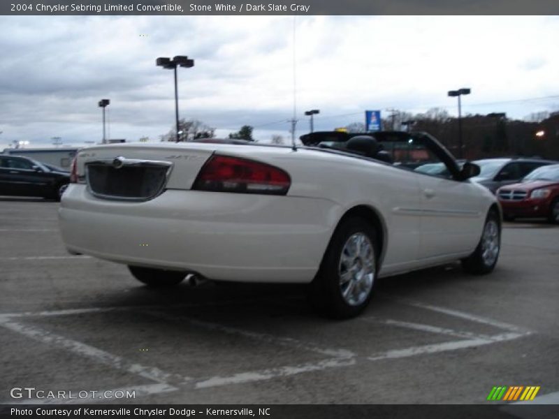 Stone White / Dark Slate Gray 2004 Chrysler Sebring Limited Convertible
