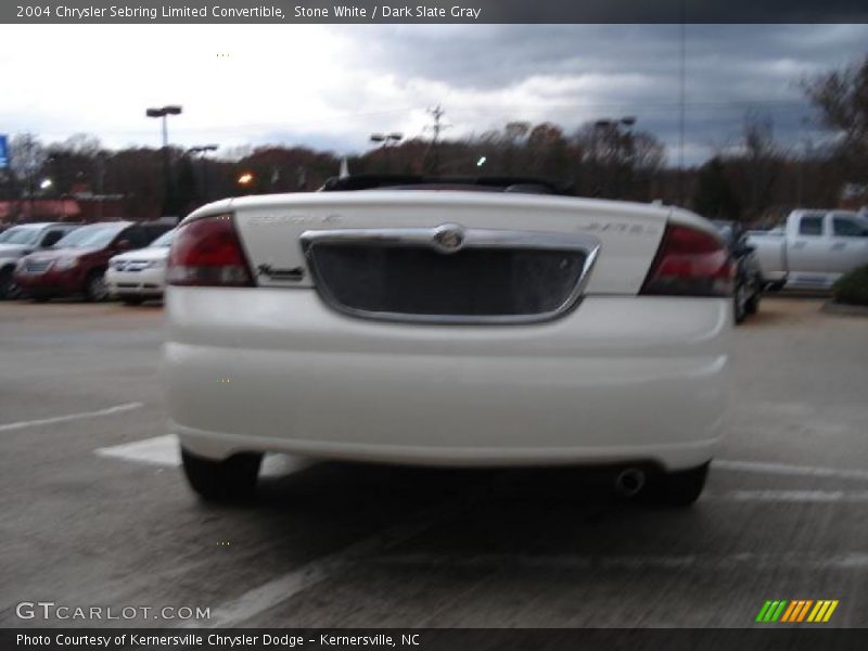 Stone White / Dark Slate Gray 2004 Chrysler Sebring Limited Convertible