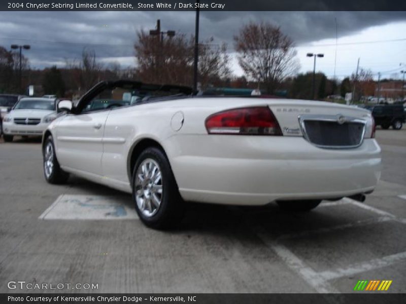 Stone White / Dark Slate Gray 2004 Chrysler Sebring Limited Convertible