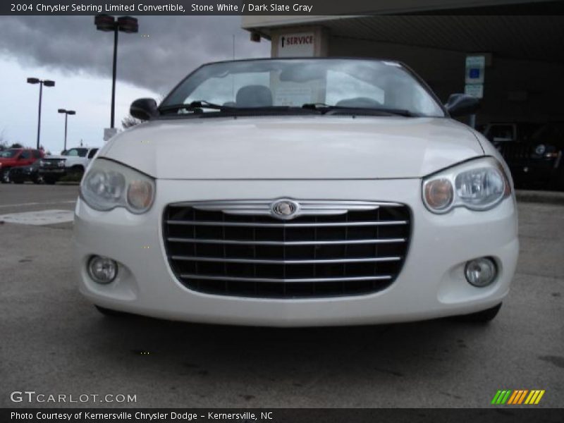 Stone White / Dark Slate Gray 2004 Chrysler Sebring Limited Convertible