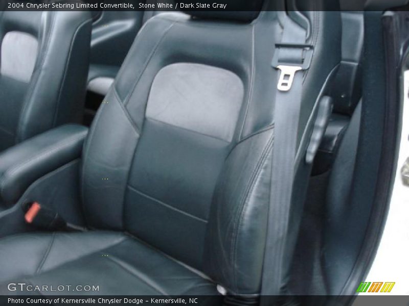 Stone White / Dark Slate Gray 2004 Chrysler Sebring Limited Convertible