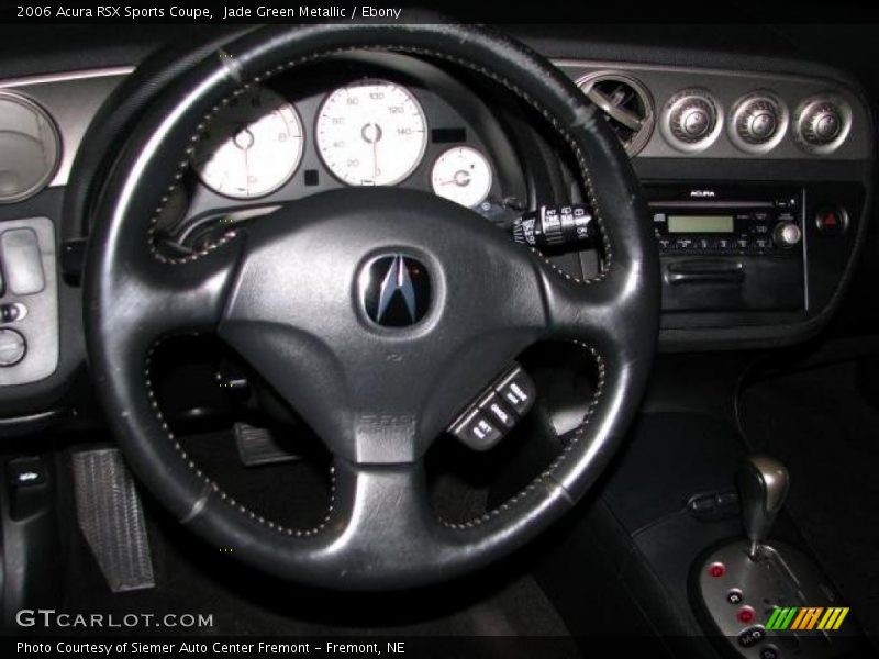 Jade Green Metallic / Ebony 2006 Acura RSX Sports Coupe