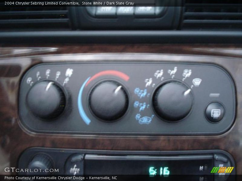 Stone White / Dark Slate Gray 2004 Chrysler Sebring Limited Convertible