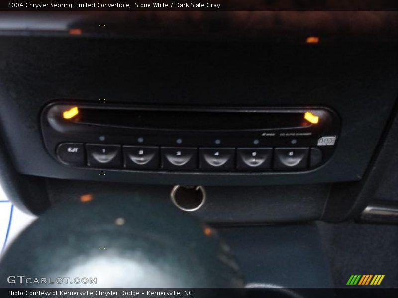 Stone White / Dark Slate Gray 2004 Chrysler Sebring Limited Convertible