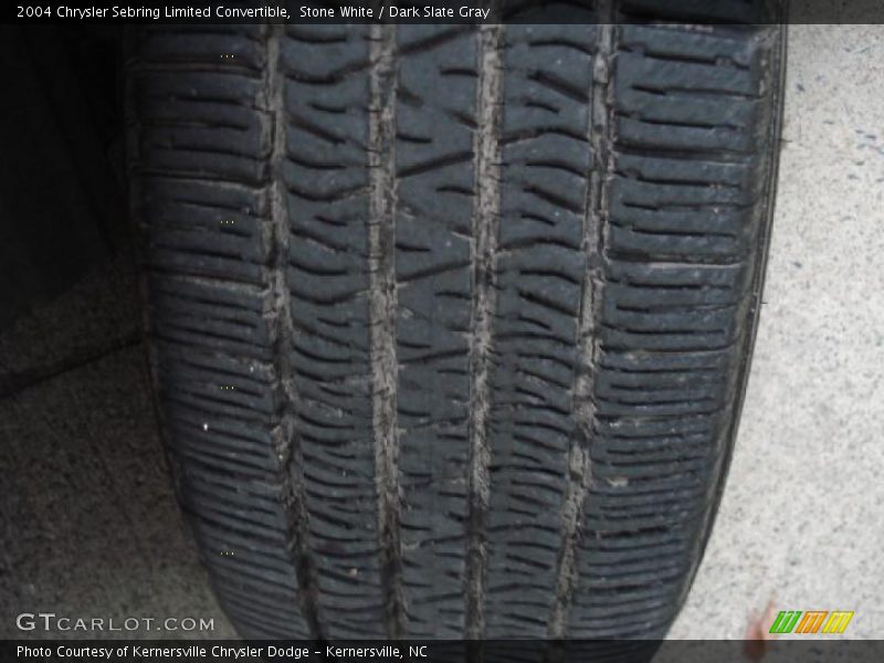 Stone White / Dark Slate Gray 2004 Chrysler Sebring Limited Convertible
