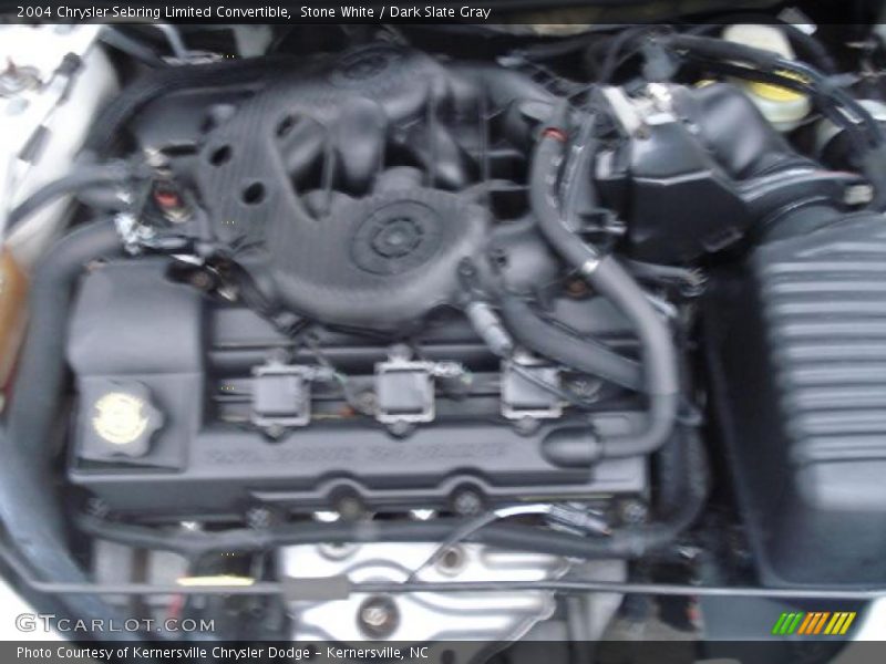 Stone White / Dark Slate Gray 2004 Chrysler Sebring Limited Convertible