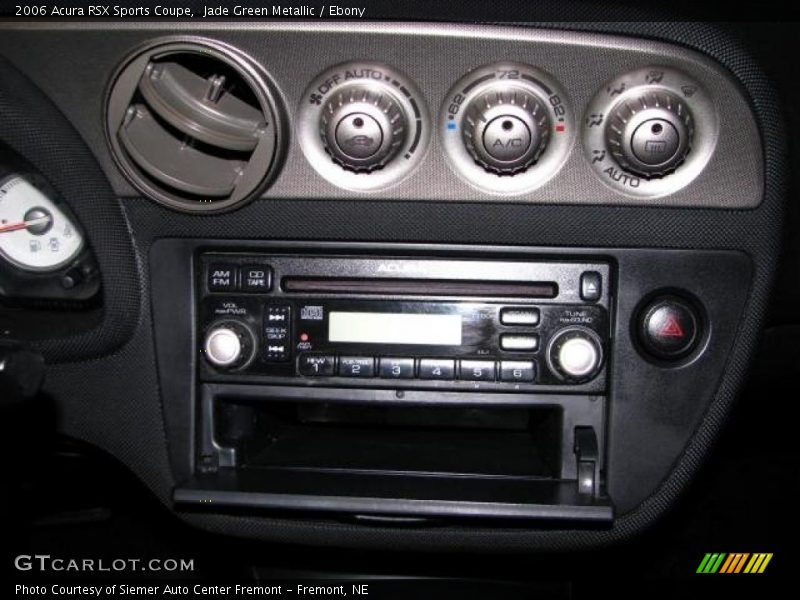 Jade Green Metallic / Ebony 2006 Acura RSX Sports Coupe