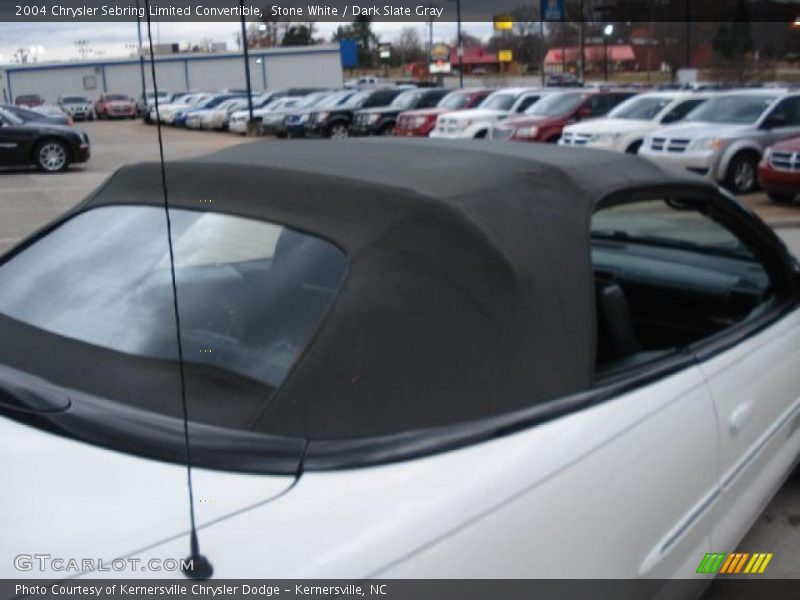 Stone White / Dark Slate Gray 2004 Chrysler Sebring Limited Convertible