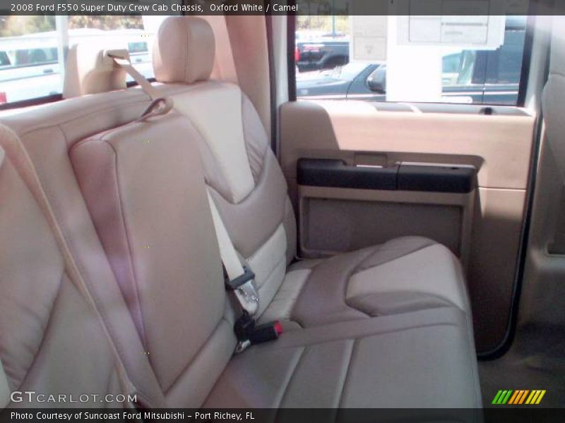 Oxford White / Camel 2008 Ford F550 Super Duty Crew Cab Chassis