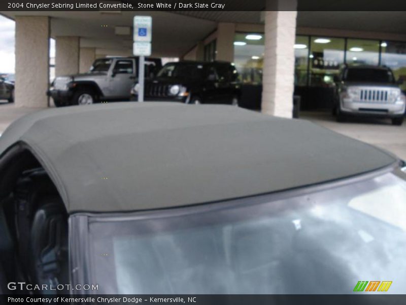 Stone White / Dark Slate Gray 2004 Chrysler Sebring Limited Convertible