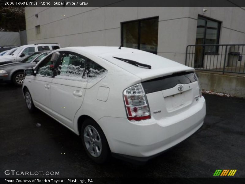 Super White / Gray 2006 Toyota Prius Hybrid