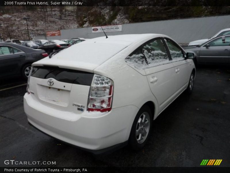 Super White / Gray 2006 Toyota Prius Hybrid